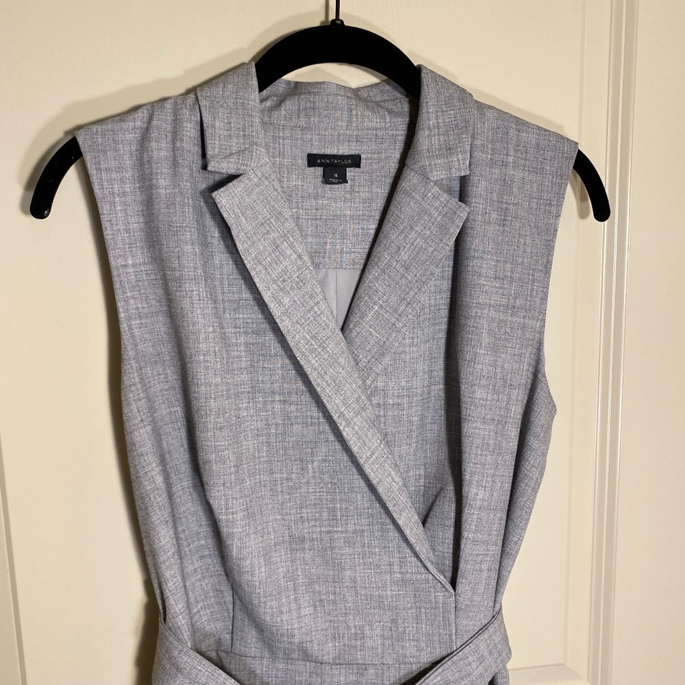 Ann Taylor Collared Belted Dress - Picture 5 of 12